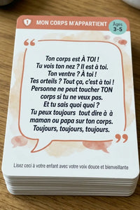 21 cartes de script selon son âge